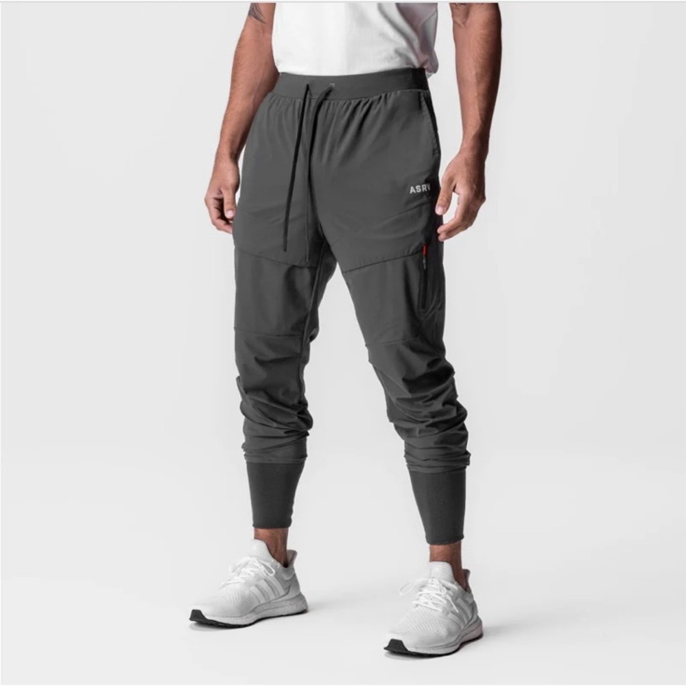 NWT ASRV Tetra-Lite Tech High Rib Jogger XL Space Grey 0690 Water Resistant